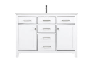 Elegant Lighting - VF23348WH - SIngle Bathroom Vanity - Lewis - White