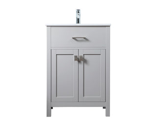 Elegant Lighting - VF28824GR - SIngle Bathroom Vanity - Harrison - Grey