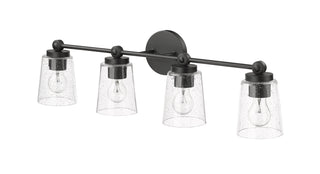 Lauryn 4-Light Vanity Matte Black