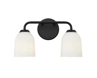 Norah 2-Light Vanity Matte Black