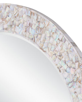 Uma Mirror in Natural/White