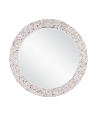 Currey and Company - 1000-0154 - Mirror - Uma - Natural/White
