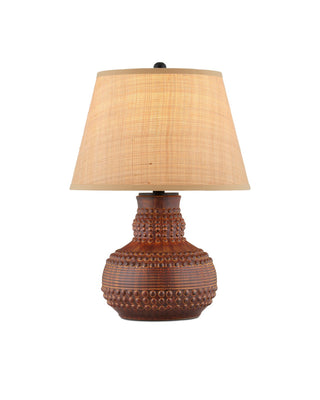 Currey and Company - 6000-0942 - One Light Table Lamp - Atamo - Dark Brown