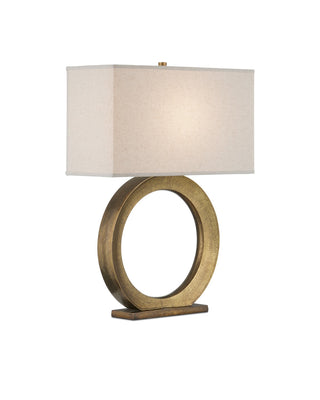 Currey and Company - 6000-0956 - One Light Table Lamp - Cercle - Dark Antique Brass