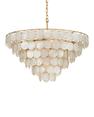 Bon Vivant Five Light Semi-Flush Mount in Natural/Contemporary Gold