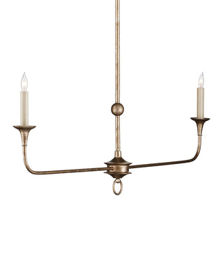 Nottaway Two Light Chandelier in Pyrite Bronze