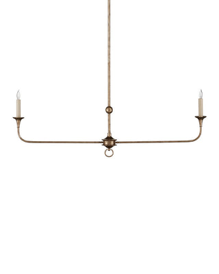 Nottaway Two Light Chandelier in Pyrite Bronze