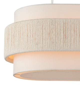 Monreale Five Light Chandelier in White/Sugar White