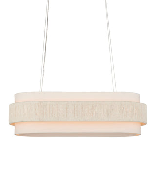 Monreale Five Light Chandelier in White/Sugar White