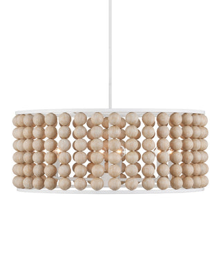 Holcroft Six Light Chandelier in Sandstone/Sugar White