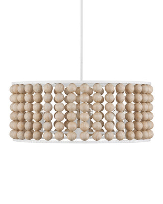 Holcroft Six Light Chandelier in Sandstone/Sugar White
