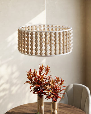 Holcroft Six Light Chandelier in Sandstone/Sugar White