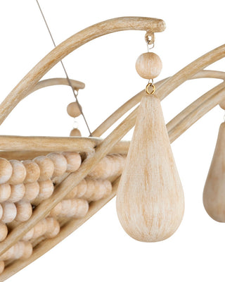 Korg Five Light Chandelier in Sandstone