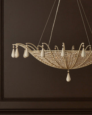 Korg Five Light Chandelier in Sandstone
