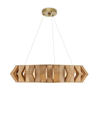 Plunge One Light Chandelier in Toffee/Brass/White