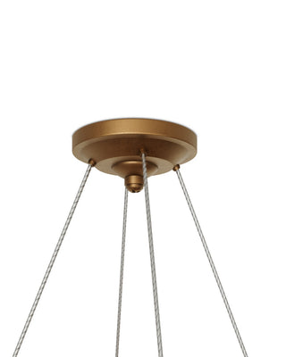 Rosabel Eight Light Chandelier in Antique Brass