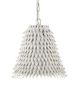 Overlay One Light Pendant in White