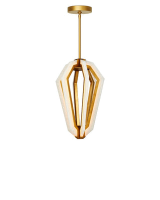 Riviere LED Pendant in Natural/Contemporary Gold Leaf