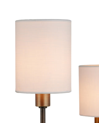Archetype Eight Light Chandelier in Statuary Bronze/Antique Brass