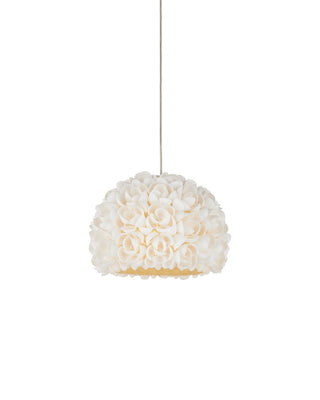 Currey and Company - 9000-1177 - One Light Pendant - Virtu - Natural/Silver
