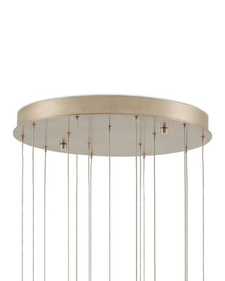 Virtu 15 Light Pendant in Natural/Silver