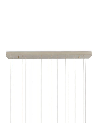 Virtu 15 Light Pendant in Natural/Silver