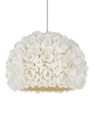 Virtu 30 Light Pendant in Natural/Silver