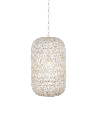 Currey and Company - 9000-1211 - One Light Pendant - Cocoon - Cream/Vanilla/White