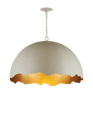 Tamago One Light Pendant in Smoky Olive/Contemporary Gold