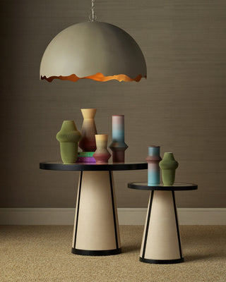 Tamago One Light Pendant in Smoky Olive/Contemporary Gold