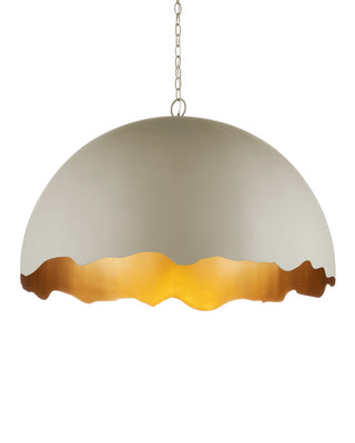 Currey and Company - 9000-1219 - One Light Pendant - Tamago - Smoky Olive/Contemporary Gold
