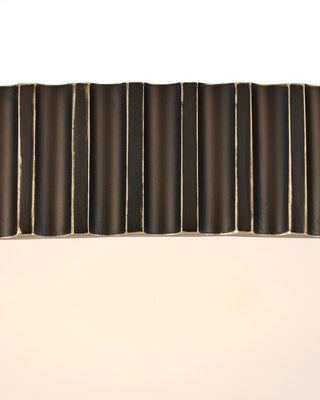 Bryce One Light Flush Mount in Oil Rubbed Bronze/White