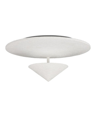 Empyrean One Light Flush Mount in Yeso Blanco