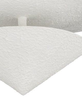 Empyrean One Light Flush Mount in Yeso Blanco