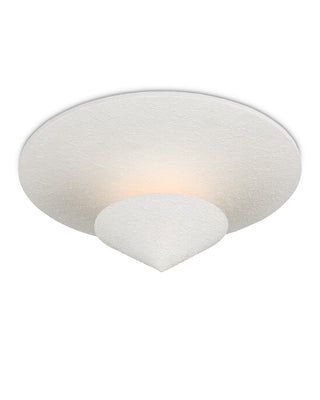 Empyrean One Light Flush Mount in Yeso Blanco