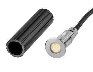 Sparta - Dot Small Stainless Steel LED Round Button Light in Stainless Steel