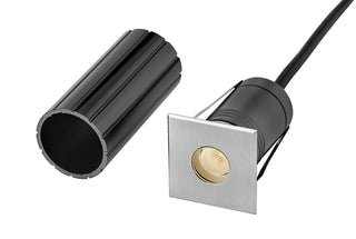 Sparta - Dot Large Stainless Steel LED Square Button Light in Stainless Steel
