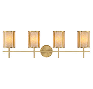 Savoy House - 8-2055-4-322 - Four Light Bathroom Vanity - Camden - Warm Brass