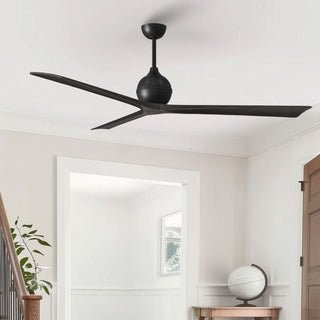Irene-3 72" Ceiling Fan in Matte Black