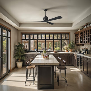 Irene-3 72" Ceiling Fan in Matte Black