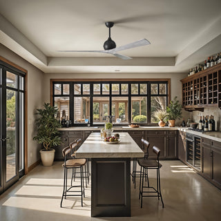 Irene-3 72" Ceiling Fan in Matte Black