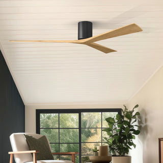 Irene-3H 72" Ceiling Fan in Matte Black
