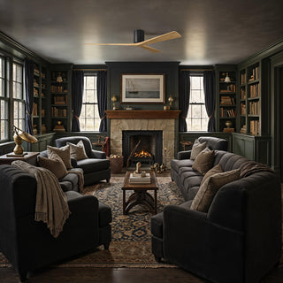 Irene-3H 72" Ceiling Fan in Matte Black