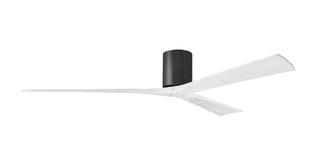 Matthews Fan Company - IR3H-BK-MWH-72 - 72" Ceiling Fan - Irene-3H - Matte Black