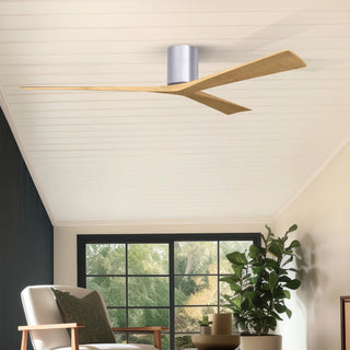 Irene-3H 72" Ceiling Fan in Brushed Nickel