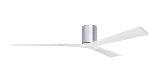 Matthews Fan Company - IR3H-BN-MWH-72 - 72" Ceiling Fan - Irene-3H - Brushed Nickel