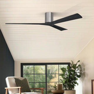 Irene-3H 72" Ceiling Fan in Brushed Pewter