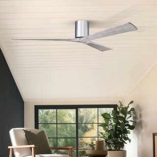 Irene-3H 72" Ceiling Fan in Polished Chrome