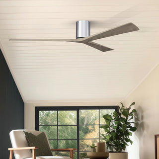 Irene-3H 72" Ceiling Fan in Polished Chrome