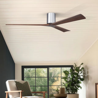 Irene-3H 72" Ceiling Fan in Polished Chrome